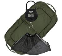 DNA NGT Coarse Carp Fishing Beanie Unhooking Mat Bundle + Digital Weighing Scales & Mesh Fish Safe Sling. Perfect to Weigh your Biggest Catches!