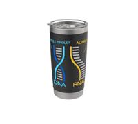 DNA RNA Science DNA Biologist Molecular Biology Stainless Steel Insulated Tumbler