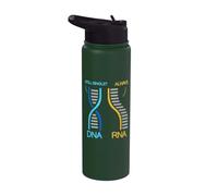 DNA RNA Science DNA Biologist Molecular Biology Stainless Steel Insulated Water Bottle