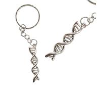 DNA Structure Helix Keyring Health Family Genes Keychain Lab Geek Gift Biology