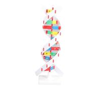 DNA Structure Model Kit | Colorful Double Spiral Science Educational Toy | DIY Assemble Model for High School/University Biology Teaching | Detachable & Reusable