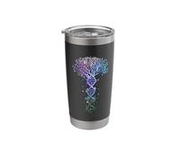 DNA Tree Life Earth Genetics Biologist Science Gift Stainless Steel Insulated Tumbler