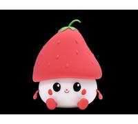 Dnaaz Strawberry - Lumi Buddy Nightlight RGB Soft and Squeezable Silicone