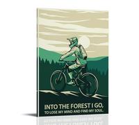 DNANNWOGF Into The Forest PosterPoster Canvas Wall Art For Living Room Bedroom Gaming Room Office Posters 16x24inch(40x60cm) Frame-style