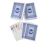 DNB 2 Deck Canasta Cards - 2 Decks Blue Playing Cards with Point Values - Includes Canasta and Hand and Foot Rules