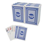 DNB 6 Deck Canasta Cards - 6 Decks Blue Playing Cards with Point Values - Includes Canasta and Hand and Foot Rules