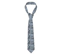 DNBCLEZK Black Crow Birds Ties For Men,Silk Tie,Personalized Print Wedding Formal Business Party Mens Tie