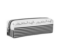 DNBCLEZK Cute Animal Farm Dog Cute Leather Pencil Case,Premium Smooth Zipper Durable Metal Puller,Full-Print Designer Stationery Organizer for School Office