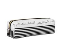 DNBCLEZK Cute Animal Farm Dog Cute Leather Pencil Case,Premium Smooth Zipper Durable Metal Puller,Full-Print Designer Stationery Organizer for School Office
