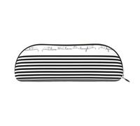 DNBCLEZK Cute Animal Farm Dog Semicircular Pencil Case, Full-Pattern Printed Pen Pouch, Premium PVC Cross-Grain Leather with Polyester Lining