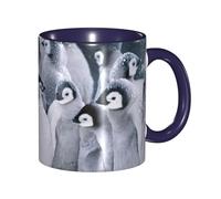 DNBCLEZK Cute Penguin Double Color Full Wrap Design Ceramic Mug,Coffee Cup with Smooth Gloss Finish, Heat-Resistant Safe, Ideal for Home, Office