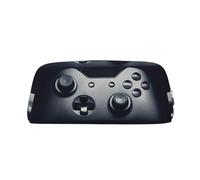 DNBCLEZK Gaming Controller Pattern Customizable Leather Zipper Pencil Case, Full-Print Design School and Office Stationery Holder (Personalized Pattern)
