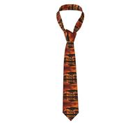 DNBCLEZK Giraffe Under The Tree In Africa Ties For Men,Personalized Print Wedding Formal Business Party Silk Mens Tie