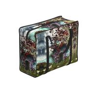 DNBCLEZK Gothic Fairy Garden Large Tote Shopping Bag With Artistic Print,Water-Resistant Oxford-Fabric,Heavy Duty Carry Handles (28cm)