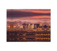 Dnbclezk Las Vegas Sunset Flannel Blanket Sofa Blanket, Bed Blanket,Personalised Print Soft Throws Blanket Fit All Season