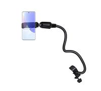 DNCG Gooseneck Stands, 360° Flexible Long Arm MicMount, Rotatable Flexible Stand, Adjustable Desk Mounting Arm, Versatile Mobile Clamp Holders, Stable Bed Phone Arm for Live Streaming