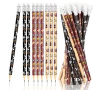 Dncvb 36 Piece Pirate Pencil Set, HB Pencil with Eraser Children, Pirate Party Bag Pirate Give Aways for Children Birthday, Back to School for Filling, Christmas