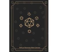 DnD 5e Character Sheet Journal: Updated for 2024 Rules Color Character Notebook for Dungeons and Dragons organizing characters, spells, and notes- 8.5 x 11 inch Hardcover