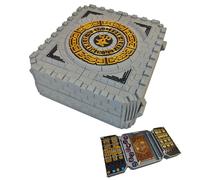 DND 5E Character Stat Tracker Chest - 59 Number Dials &13 Toggle Sliders, A6 Compatible for DND Dice, Pens & Notebooks