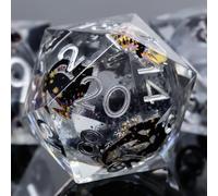 DND Cat Dice Set Cute 7 Pack, D&D Dice Set with Gift Box Polyhedral & RPG Mtg Dice Sharp Edge for Roleplaying MTG Table Games with Dice Bag, Resin