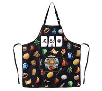 DND Dad Kitchen Apron Dragon Master Aprons DND Dice Apron DND Dad Gifts DND Cooking Apron (D AD UK1)