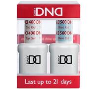 DND Daisy Base Coat 500 & Top Coat 400 Set - Gel Nail Polish UV/LED Soak Off Manicure Varnish