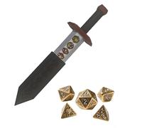 DND Dice Box, Sword Dagger Dice Holder for Gifts, Cool Polyhedral Role Playing Game Dice Box, Fantasy DND Tabletop RPG Accessories for Player (Sword)