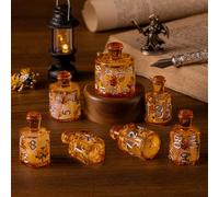 DND Dice Set, D&D Unique Bottle Bee Dice Set Liquid Core Bottle Dice Set for DND RPG, Role Playing Table Games
