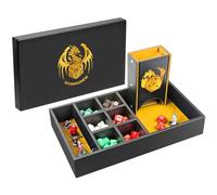 DND Dice Tray & Storage Box, 4 in 1 D&D Holder Case (Dice Rolling Tray, Roller Tower, Dice & Miniature Storage) - Great RPG Accessories for Dungeons and Dragons, MTG DM & Player