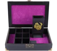 DND Dice Tray & Tower Storage Box, Wooden Dice Holder Case Organizer (Rolling Tray, Dice Roller Tower, Dice Container), RPG Accessories for Dungeons and Dragons/D&D MTG Board Game DM & Player Gifts