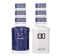 DND *Duo Gel* (Gel & Matching Polish ) Glitter Set 410-ocean Night Star by DND Gel