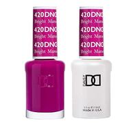 DND Duo Gel & Nail Polish Set - Bright Maroon 420-2x15ml