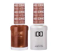 DND Duo Gel & Nail Polish Set - Burst Of Gold 481-2x15ml