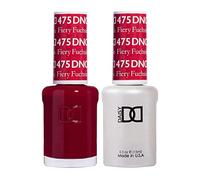 DND Duo Gel & Nail Polish Set - Fiery Fuchsia 475-2x15ml