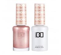 DND Duo Gel & Nail Polish Set - Georgia Peach 709-2x15ml