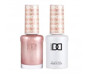 DND Duo Gel & Nail Polish Set - Georgia Peach 709-2x15ml