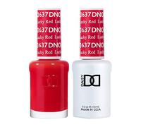 DND Duo Gel & Nail Polish Set - Lucky Red 637-2x15ml