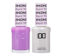 DND Duo Gel & Nail Polish Set - Magical Mauve 494-2x15ml