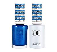 DND Duo Gel & Nail Polish Set - Moon River Blue 694-2x15ml
