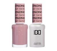 DND Duo Gel & Nail Polish Set - Oak Buff 596-2x15ml