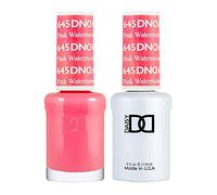 DND Duo Gel & Nail Polish Set - Pink Watermelon 645-2x15ml