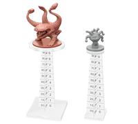 DND Flying Miniatures Combat Riser (Set of 2) Acrylic Laser Cut Flight Stand Terrain from 0 to 9999 ft Perfect for Dungeons and Dragons, Wargames and Other Tabletop RPG