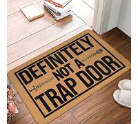 DND Game Non-Slip Doormat Definitely Not A Trap Door Bedroom Mat Prayer Carpet 24x16 Inch