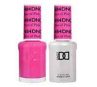 DND Gel DAISY DUO (GEL POLISH & MATCHING NAIL LACQUER) - 484 - SON OF PINK 15ML BOTTLES
