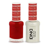 DND GEL POLISH / NAIL LACQUER DUO - 430 - FERRARI RED 15ML