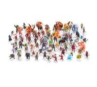 DND Miniatures Bulk Tribal Theme Dungeons and Dragons Starter Set 2D Figures D&D 5E Terrain Minis Kit Pathfinder Map Flat Figures TTRPG Adventure Accessories RPG Supplies