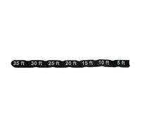 DND Movement Ruler, Articulated Flexible Chain Measuring Gauge 1 Inch Grid Scale Tool, Tabletop RPG Wargaming Board Game Combat Measurement Accessory for DND Pathfinder Game Masters and Players
