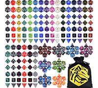 DND RPG Dice Sets 30 x 7 Polyhedral Dice (210pcs) for Dungeons and Dragons Tabletop Role Playing Adventure Games, with a Large Drawstring Bag