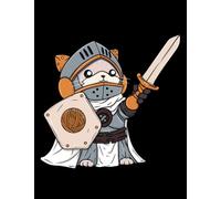 Dnd Rpg W20 Knight Cat Pen and Paper D20 Dice RPG W20 Dice Cats Knight Notebook: (8.5 x 11 inches) 100 Pages