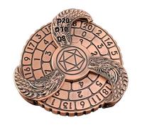 DND Spinning Dice Fidegt, Metallic Roulette Dice Wheel, Spinner Dice for RPG Role Playing Games, Tabletop Board Game Accessories for Gamers (Model 11)